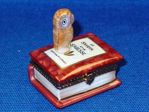 OWL ON BOOK